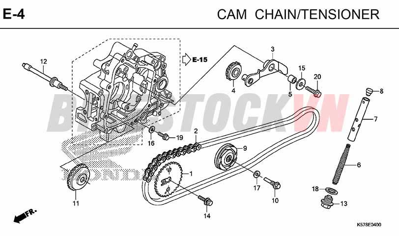 E4_XÍCH CAM/TĂNG XÍCH CAM