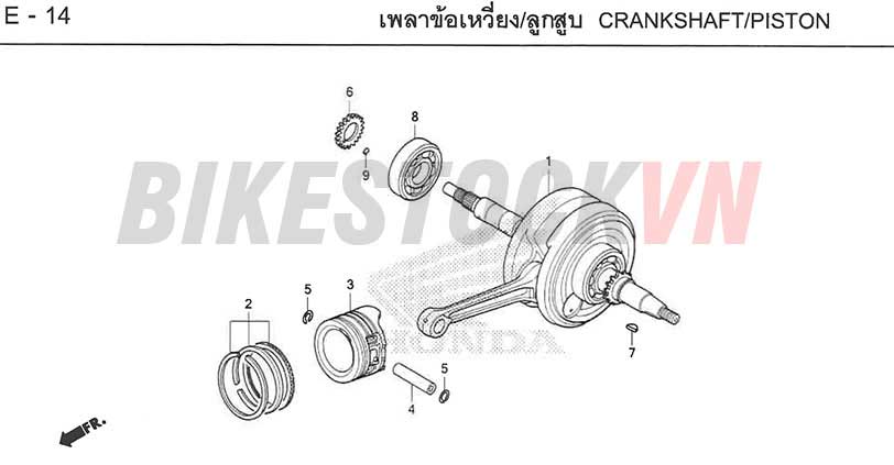 E14_TRỤC CƠ/PISTON