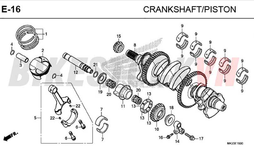 E-16_TRỤC CƠ/ PISTON