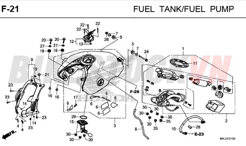 F-21_BÌNH XĂNG/ BƠM XĂNG
