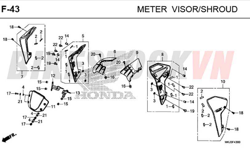 F-43_ỐP ĐỒNG HỒ CÔNG TƠ MÉT, ỐP VAI