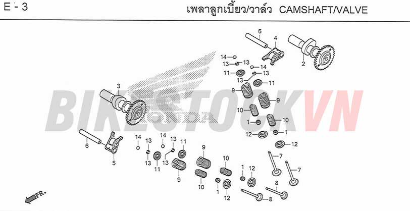 E-3_TRỤC CAM/XU PÁP