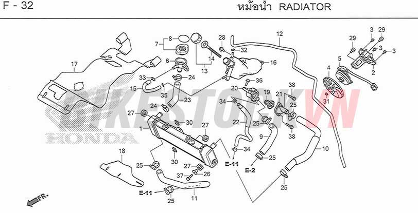 F-32_KÉT TẢN NHIỆT