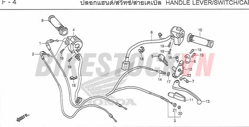 F-4_TAY PHANH/CÔNG TẮC/DÂY PHANH