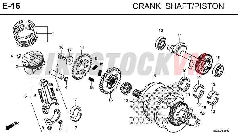 E-16_TRỤC CƠ/ PISTON
