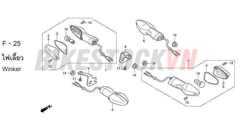 F-25_ĐÈN BÁO RẼ