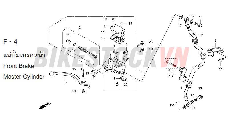 F-4_XY LANH CHÍNH PHANH TRƯỚC