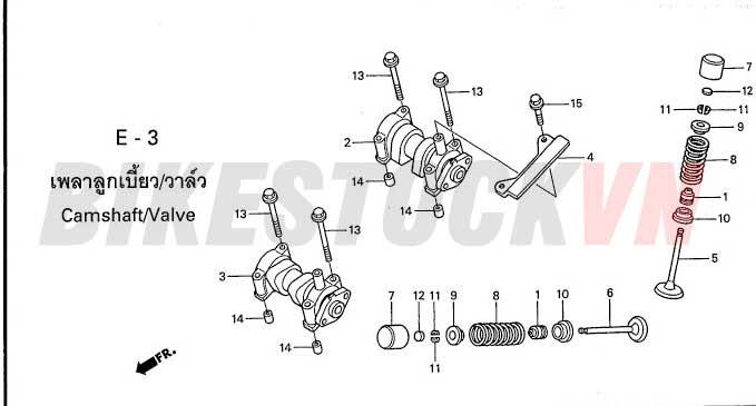 E-3_TRỤC CAM/XU PÁP