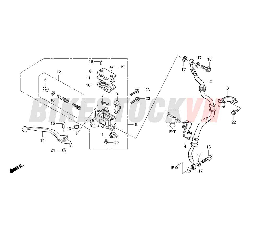 FRONT BRAKE MASTER CYLINDER