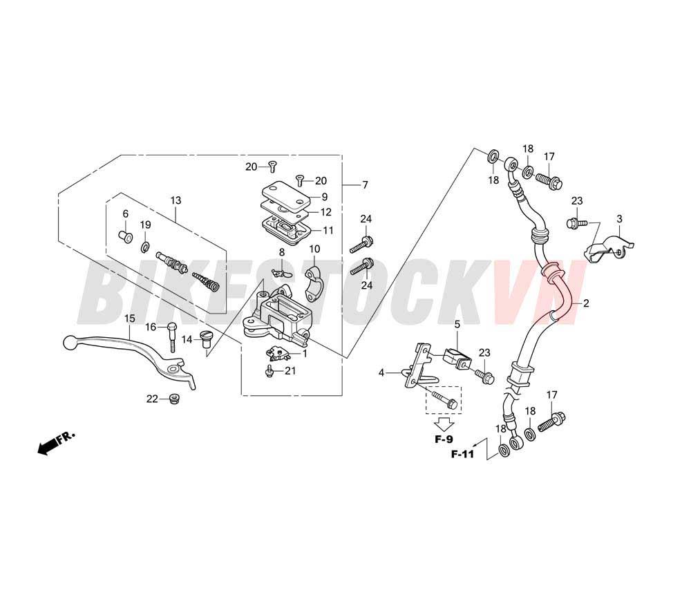 FRONT BRAKE MASTER CYLINDER (1)