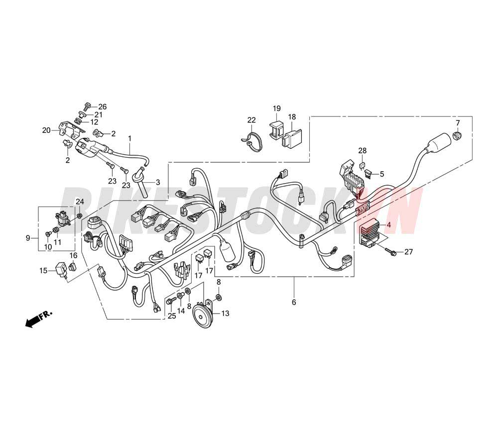 WIRE HARNESS (1) (CBR250R (TH))