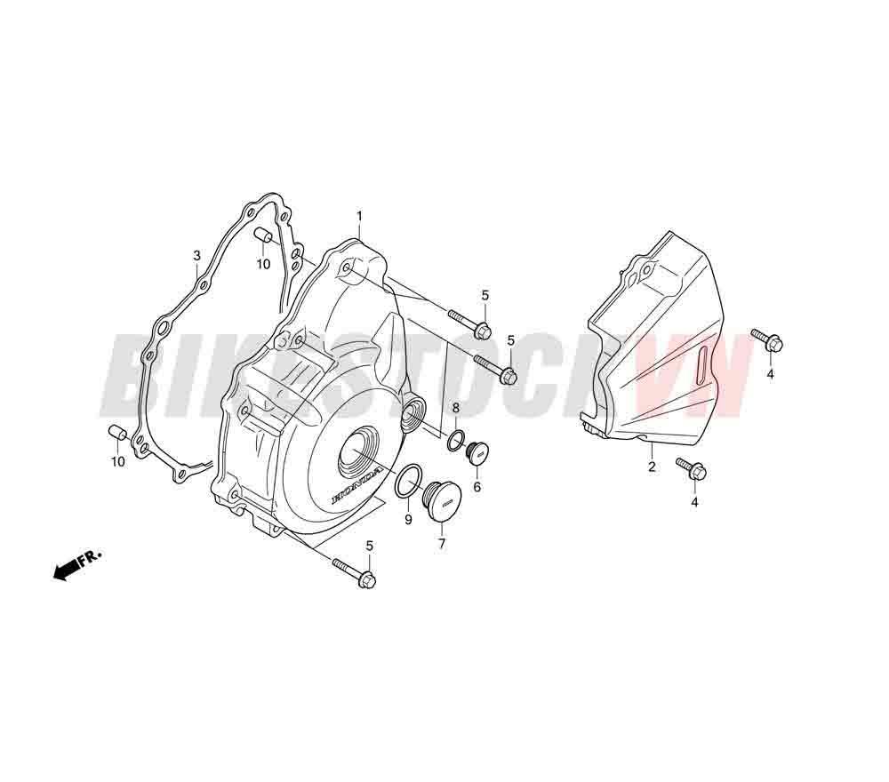 LEFT CRANKCASE COVER