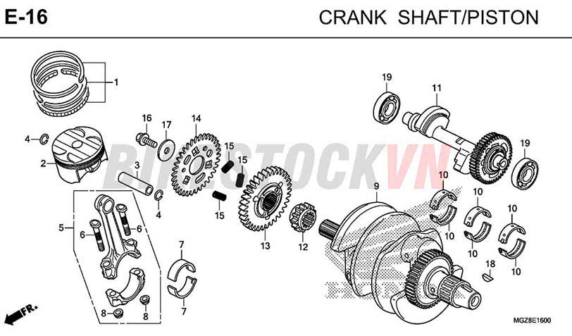 E-16_TRỤC CƠ/PISTON