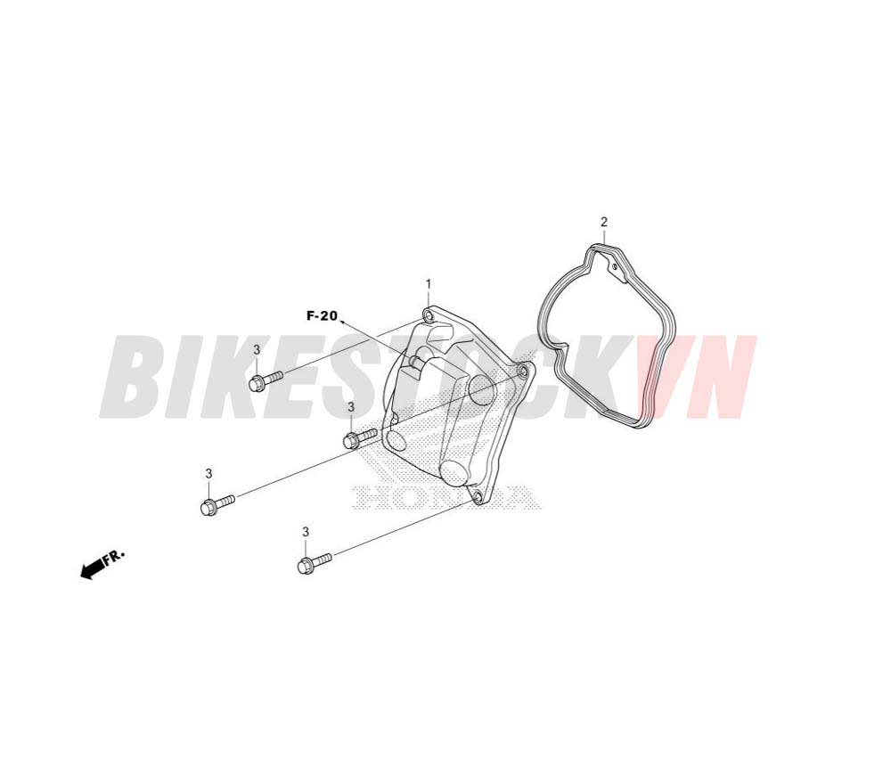 CYLINDER HEAD COVER (ACB125BTF,G,H/CBTF,G,H)