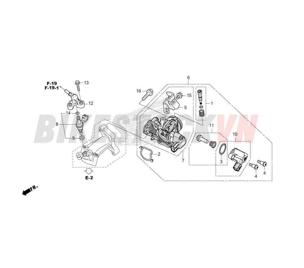 THROTTLE BODY/FUEL INJECTOR