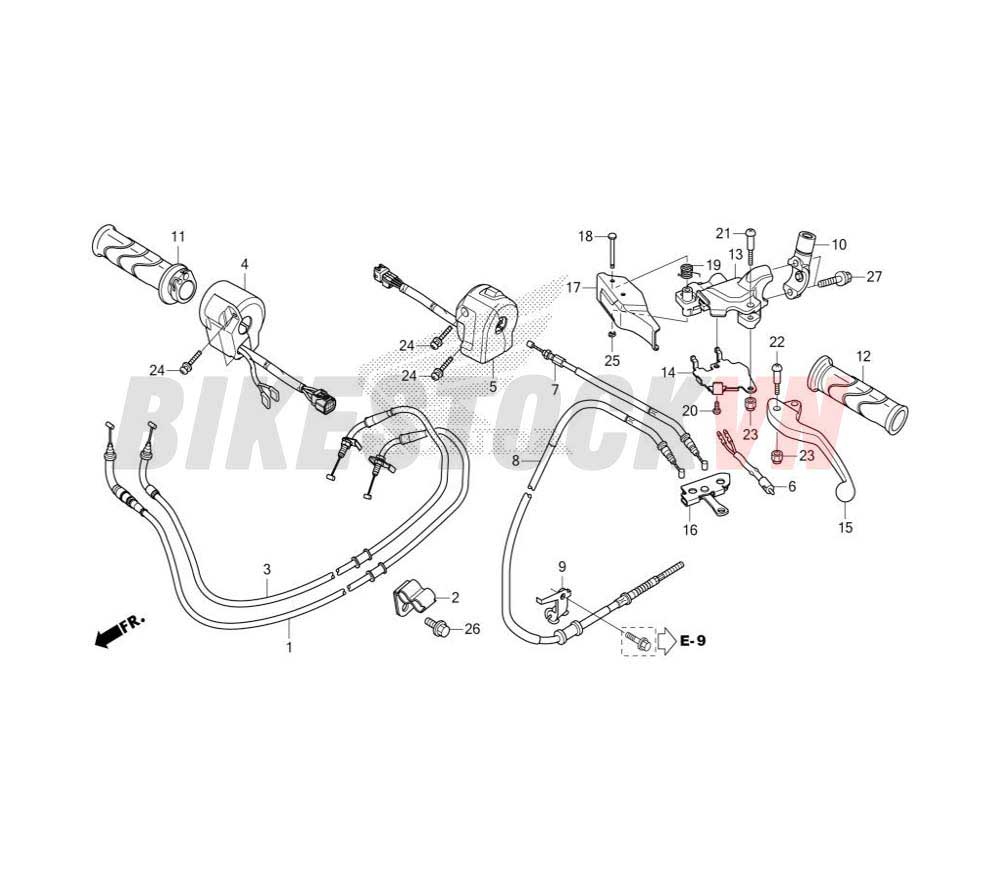 HANDLE LEVER/SWITCH/CABLE (ACB125BTK/CBTK)