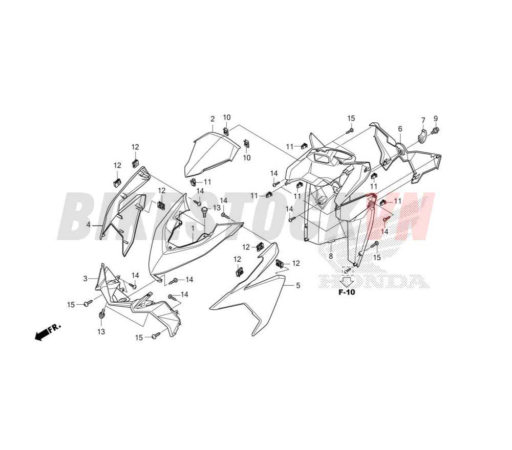 FRONT COVER (ACB125BTF,G,H/CBTF,G,H)