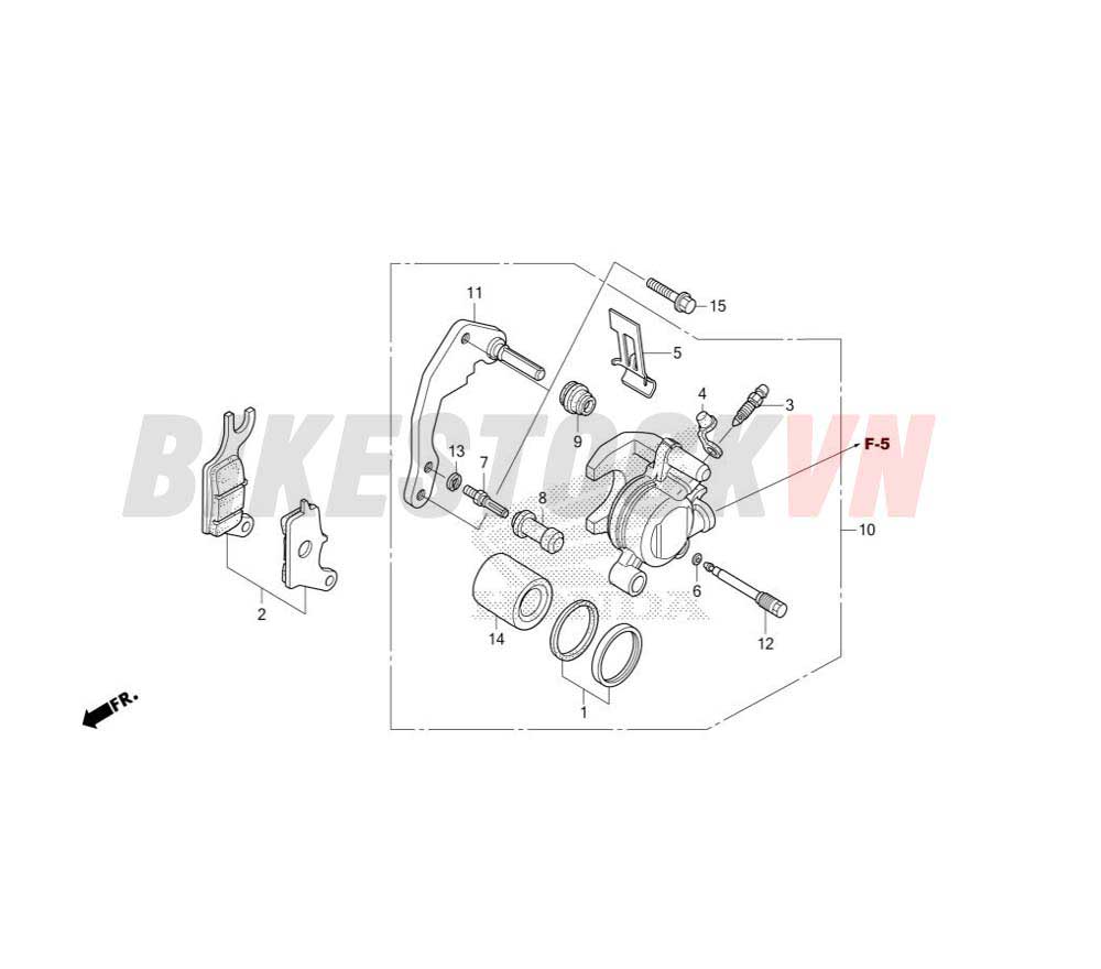 FRONT BRAKE CALIPER