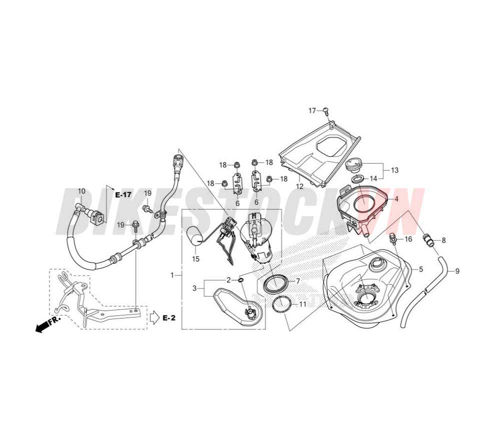 FUEL TANK (ACB125BTK/CBTK)