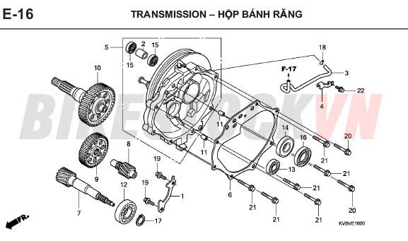 E-16_HỘP BÁNH RĂNG