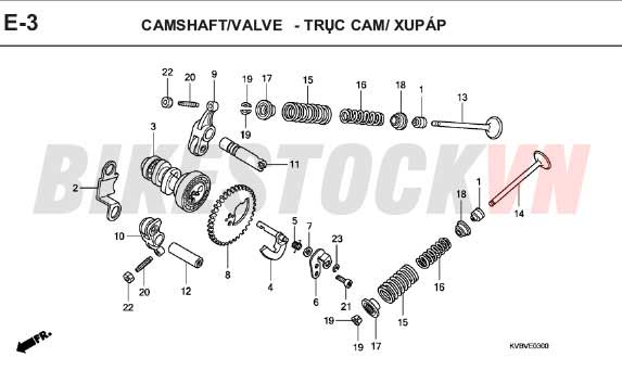 E-3_TRỤC CAM/XU PÁP