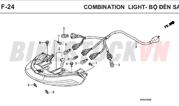 F-24_BỘ ĐÈN HẬU