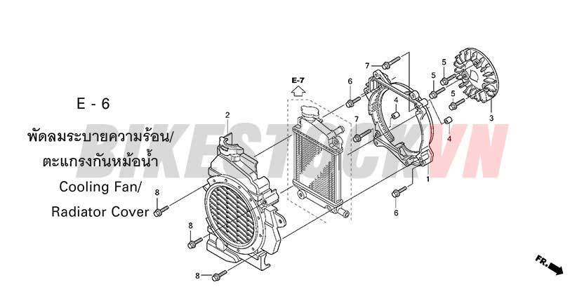 E-6_QUẠT GIÓ/NẮP TẢN NHIỆT