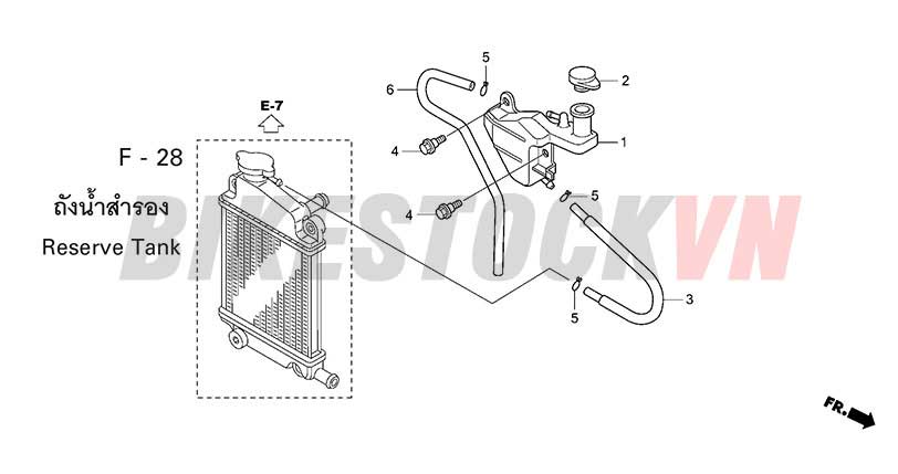 F-28_BÌNH DỰ TRỮ DUNG DỊCH LÀM MÁT