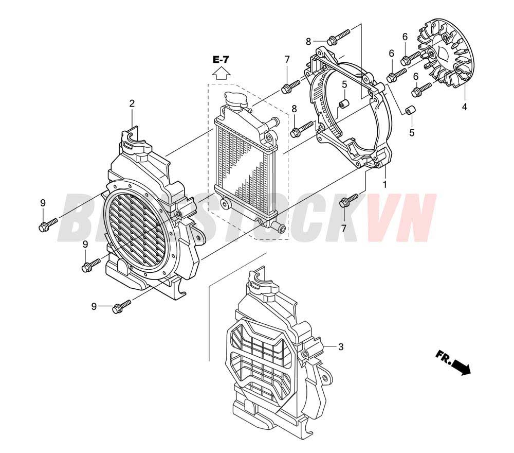 COOLING FAN/ RADIATOR COVER