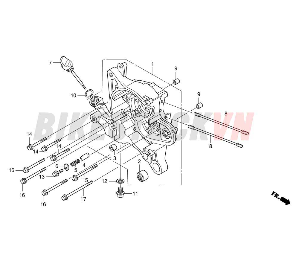 RIGHT CRANKCASE