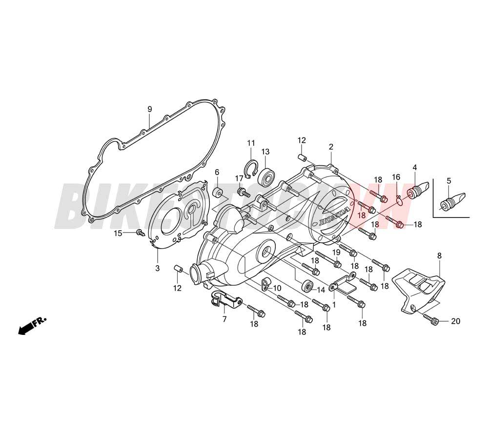 LEFT CRANKCASE COVER