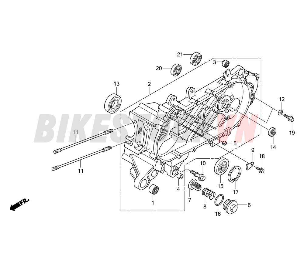 LEFT CRANKCASE