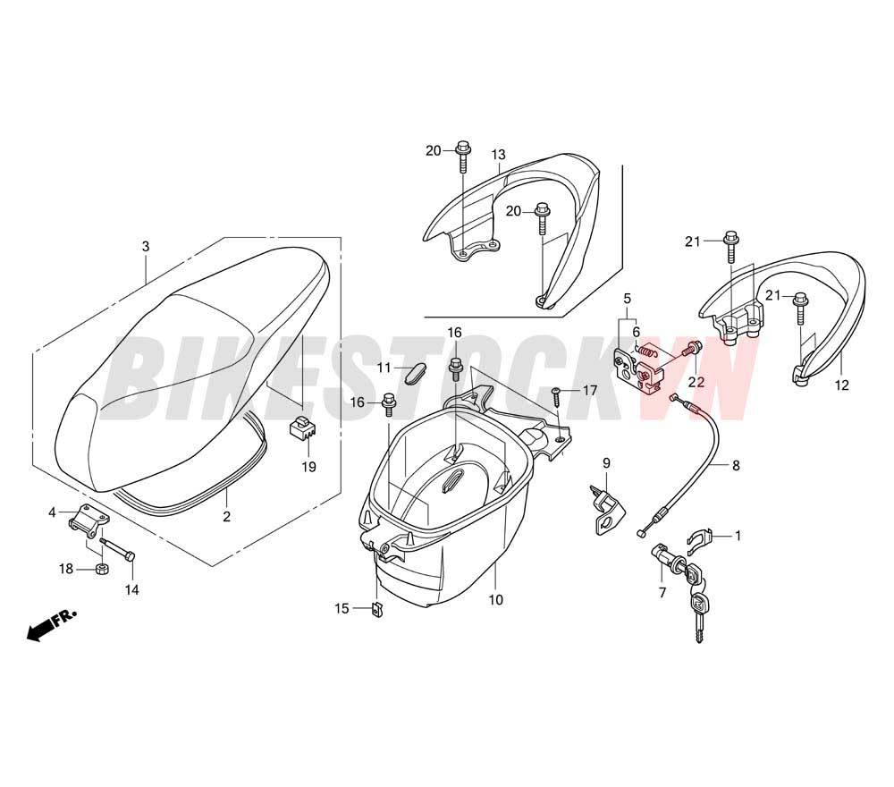 SEAT/LUGGAGE BOX