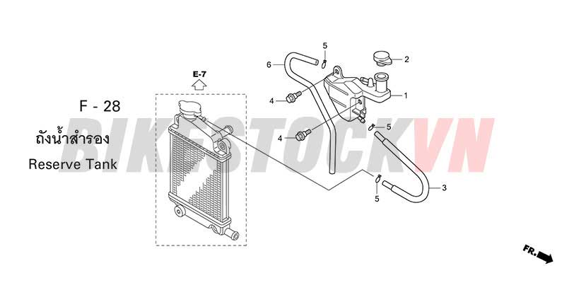 F-28_BÌNH DỰ TRỮ DUNG DỊCH LÀM MÁT