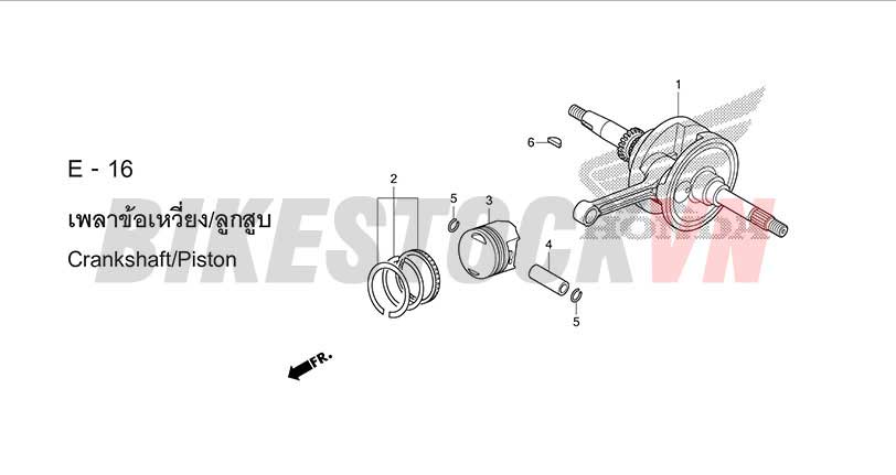 E-16_TRỤC KHUỶU/PISTON