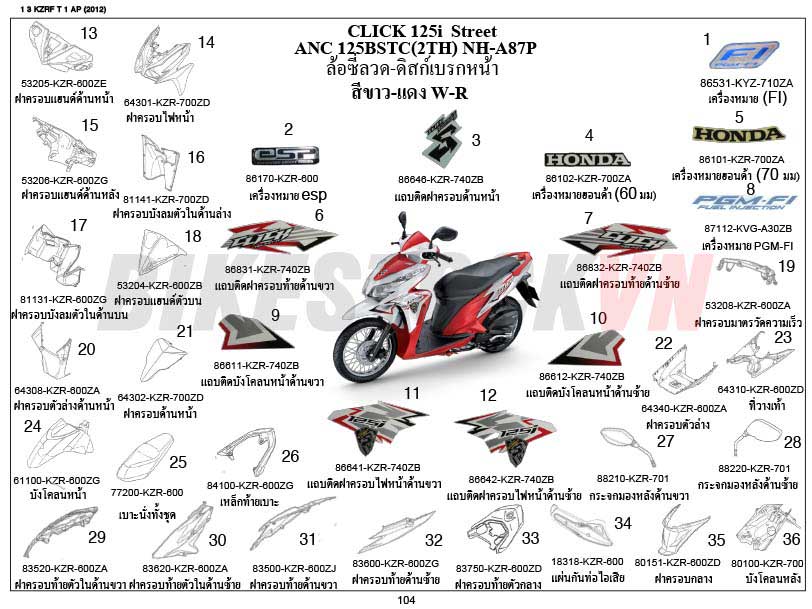 TEM/MÁC XE 2012