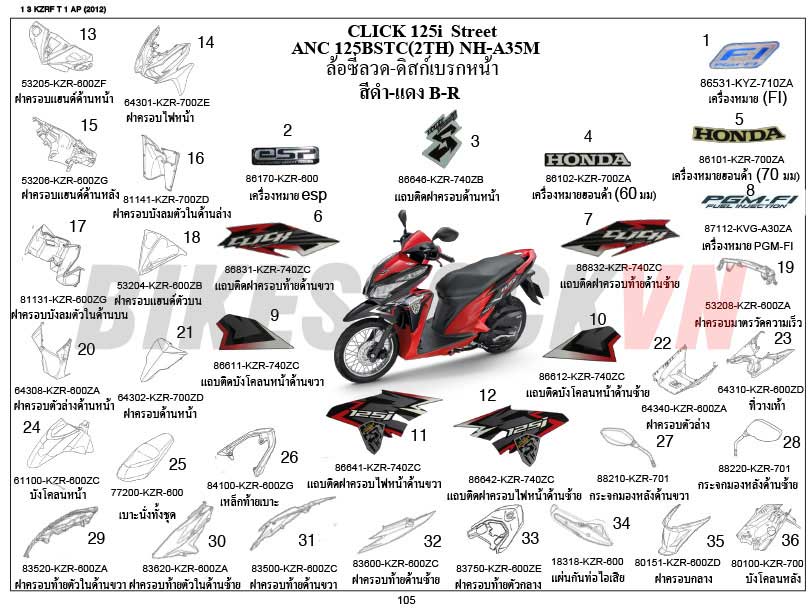 TEM/MÁC XE 2012