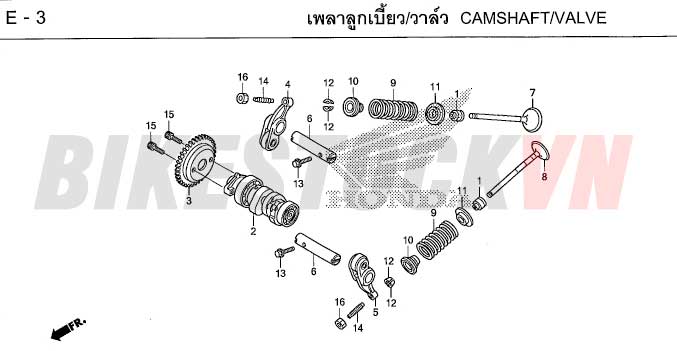 E-3_TRỤC CAM/XU PÁP