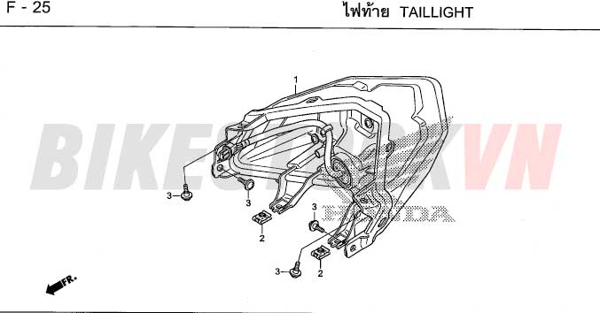 F-25_BỘ ĐÈN SAU