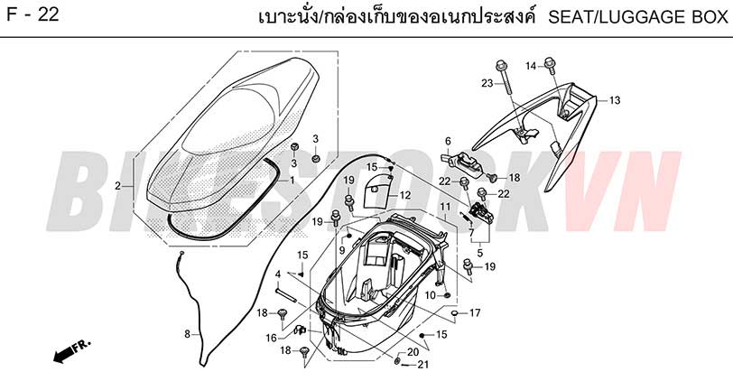 F-22_YÊN XE/KHOANG CHỨA ĐỒ