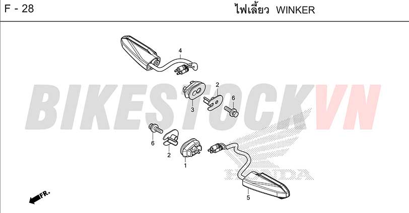 F-28_ĐÈN BÁO RẼ