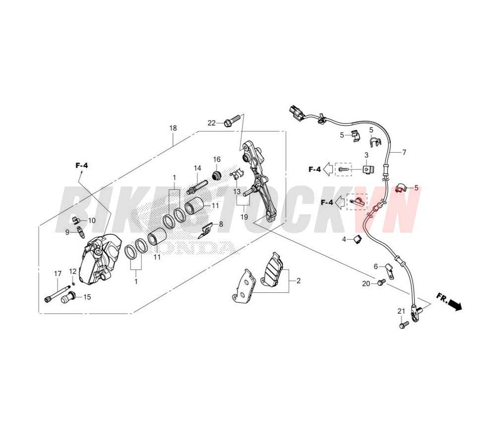 FRONT BRAKE CALIPER