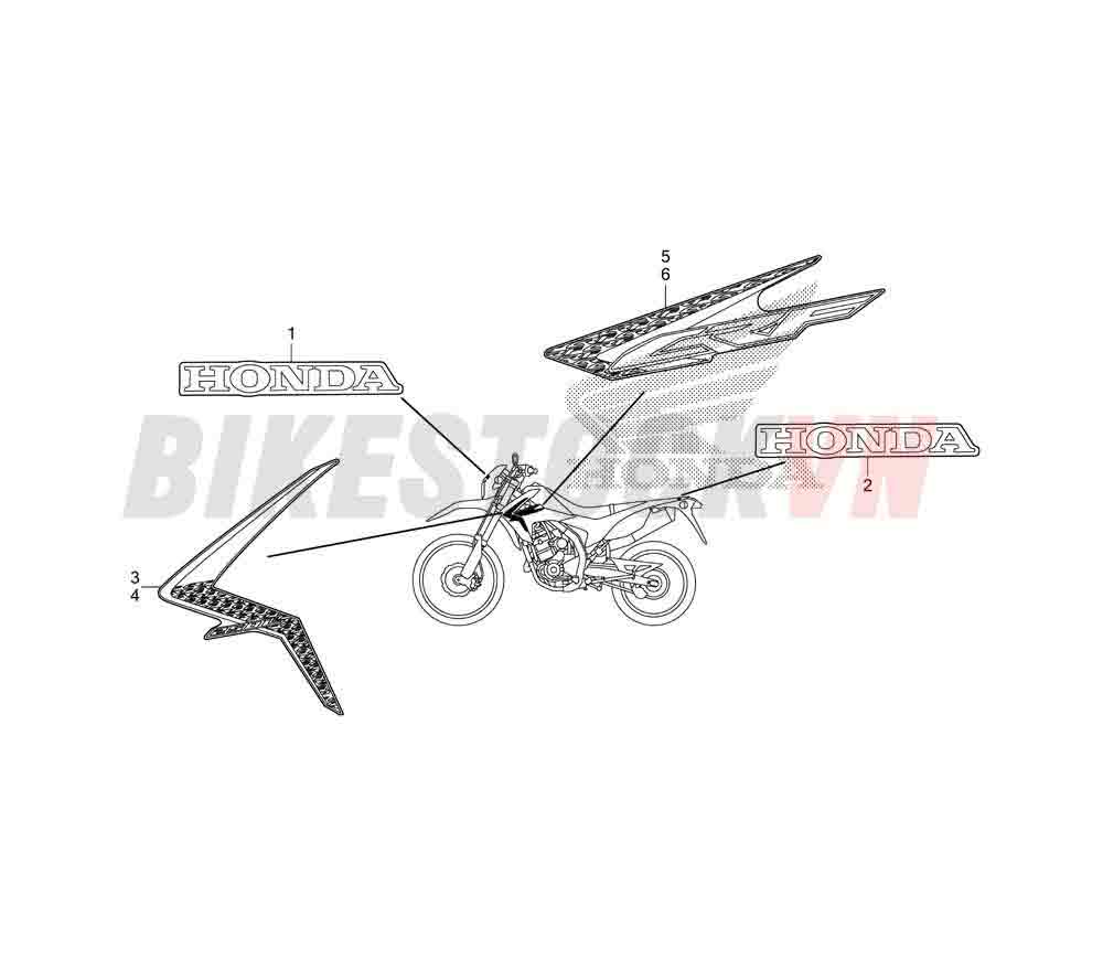 MARK/STRIPE (CRF250LD)