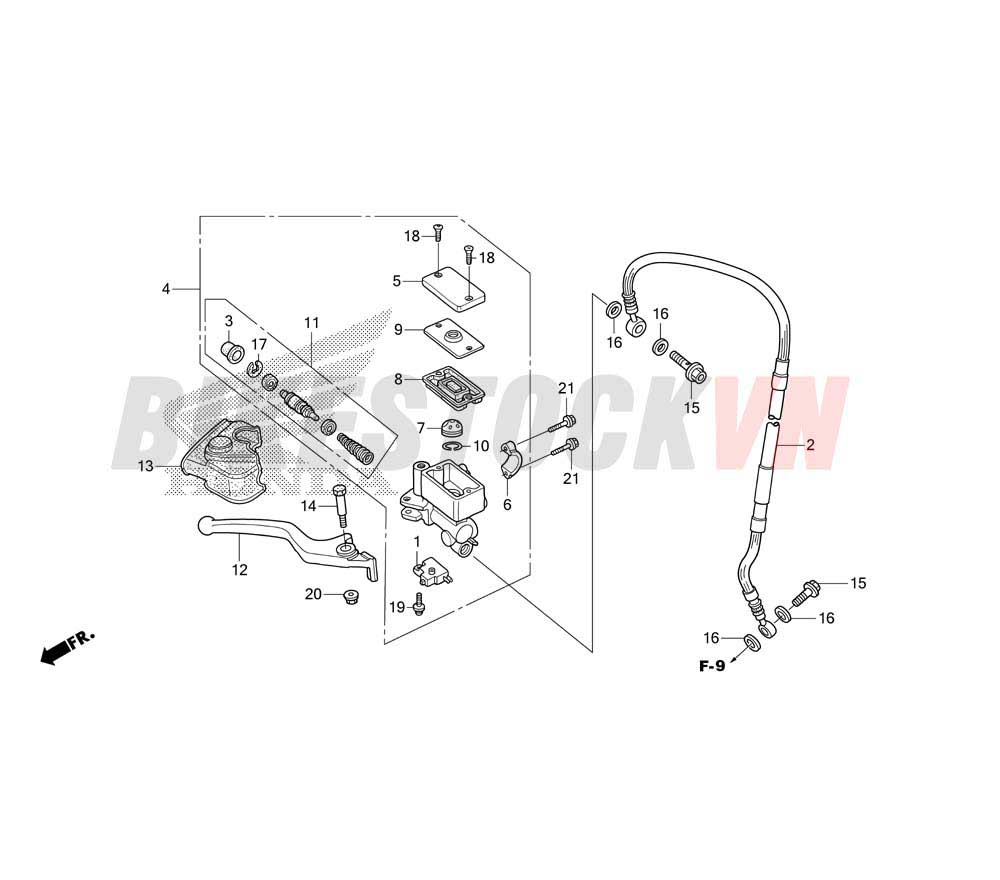 FRONT BRAKE MASTER CYLINDER