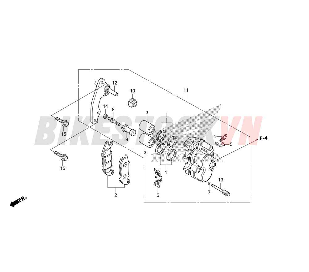 FRONT BRAKE CALIPER