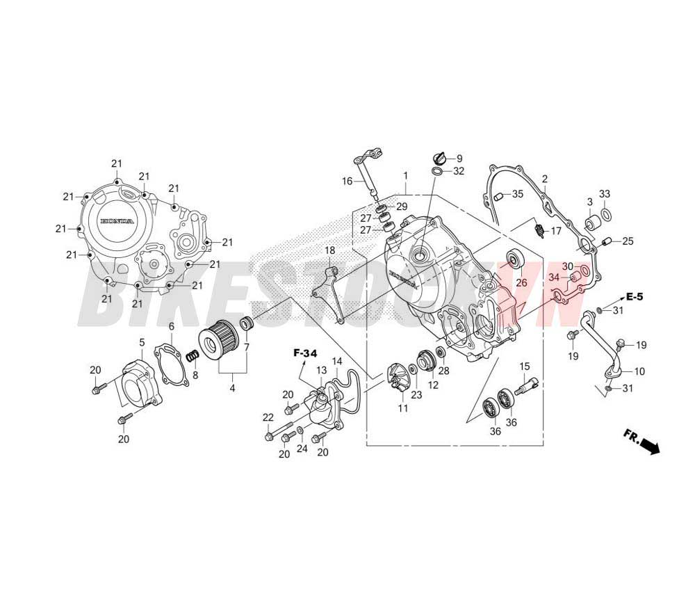 RIGHT CRANKCASE COVER