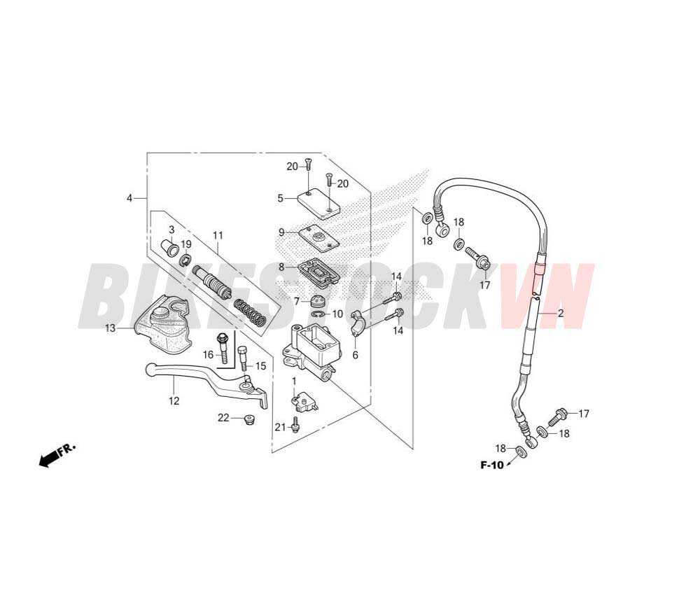 FRONT BRAKE MASTER CYLINDER