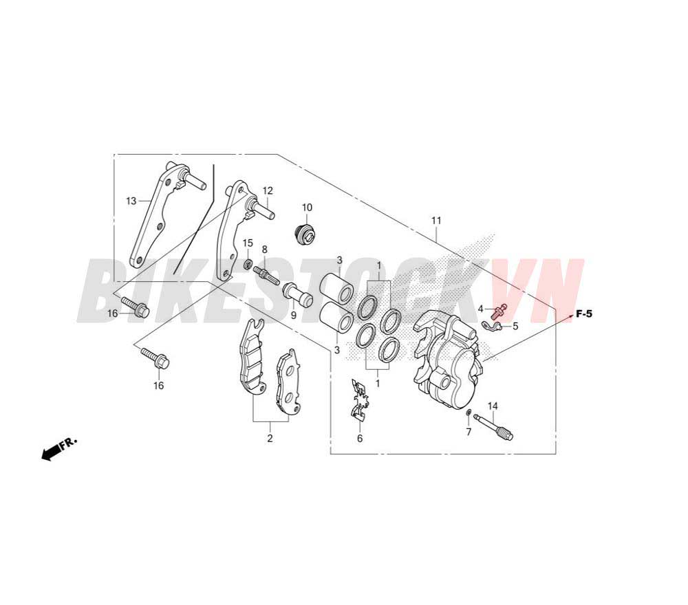 FRONT BRAKE CALIPER