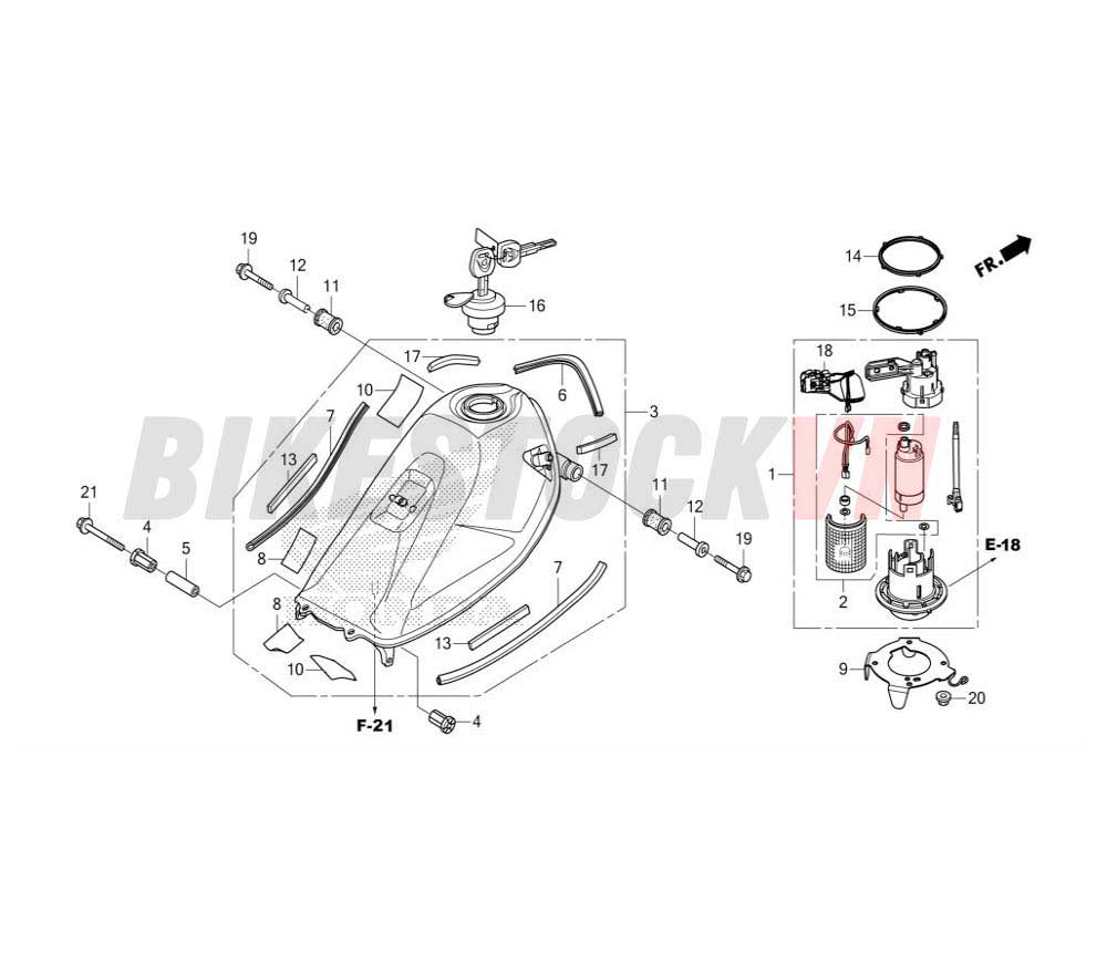 FUEL TANK (CRF250LD)