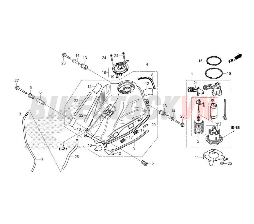 FUEL TANK (CRF250RL)